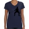 Ladies Perfect V-Neck T-Shirt Thumbnail
