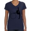 Ladies Perfect V-Neck T-Shirt Thumbnail