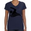 Ladies Perfect V-Neck T-Shirt Thumbnail