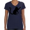 Ladies Perfect V-Neck T-Shirt Thumbnail