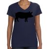 Ladies Perfect V-Neck T-Shirt Thumbnail