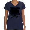 Ladies Perfect V-Neck T-Shirt Thumbnail