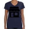Ladies Perfect V-Neck T-Shirt Thumbnail