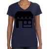 Ladies Perfect V-Neck T-Shirt Thumbnail