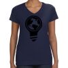 Ladies Perfect V-Neck T-Shirt Thumbnail