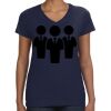 Ladies Perfect V-Neck T-Shirt Thumbnail
