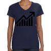 Ladies Perfect V-Neck T-Shirt Thumbnail