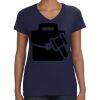 Ladies Perfect V-Neck T-Shirt Thumbnail