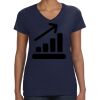 Ladies Perfect V-Neck T-Shirt Thumbnail