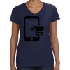 Ladies Perfect V-Neck T-Shirt Thumbnail