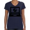 Ladies Perfect V-Neck T-Shirt Thumbnail