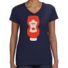 Ladies Perfect V-Neck T-Shirt Thumbnail