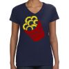 Ladies Perfect V-Neck T-Shirt Thumbnail