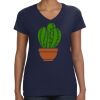 Ladies Perfect V-Neck T-Shirt Thumbnail