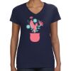 Ladies Perfect V-Neck T-Shirt Thumbnail