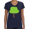 Ladies Perfect V-Neck T-Shirt Thumbnail