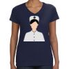 Ladies Perfect V-Neck T-Shirt Thumbnail
