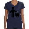 Ladies Perfect V-Neck T-Shirt Thumbnail