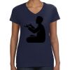 Ladies Perfect V-Neck T-Shirt Thumbnail