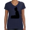Ladies Perfect V-Neck T-Shirt Thumbnail
