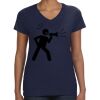 Ladies Perfect V-Neck T-Shirt Thumbnail